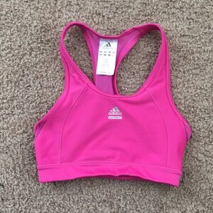 Adidas pink sports bra